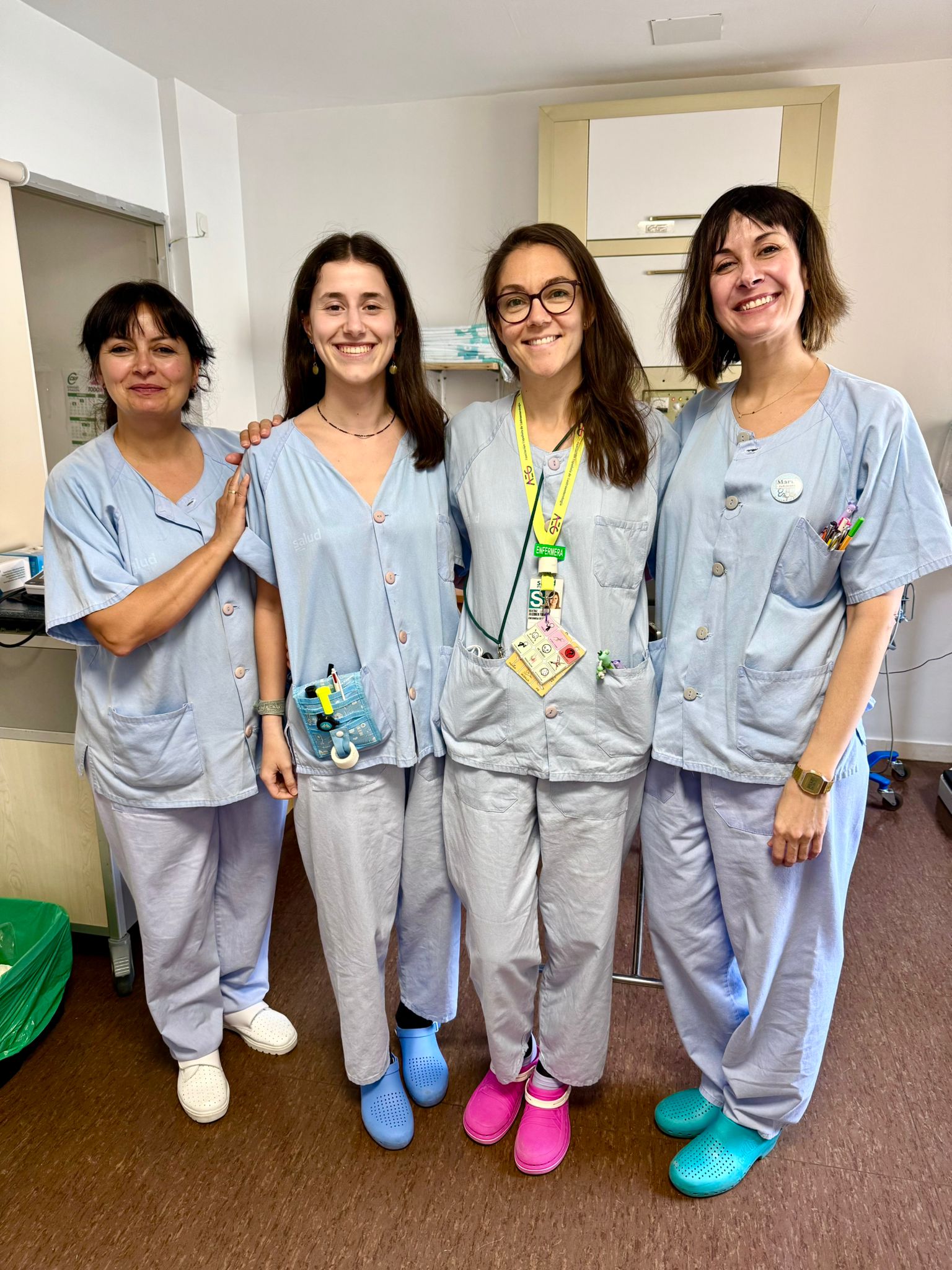 Llavero con pictogramas: Atención hospitalaria